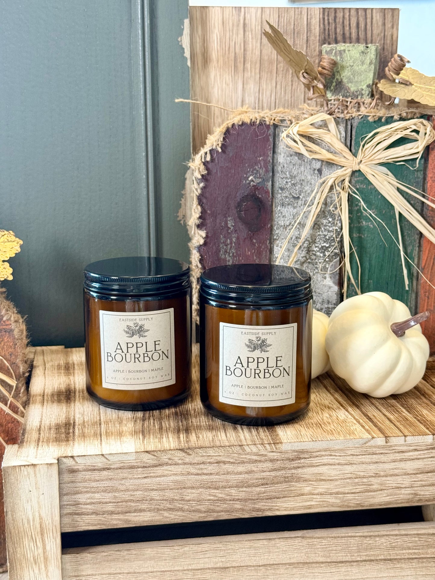 Apple Bourbon Candle