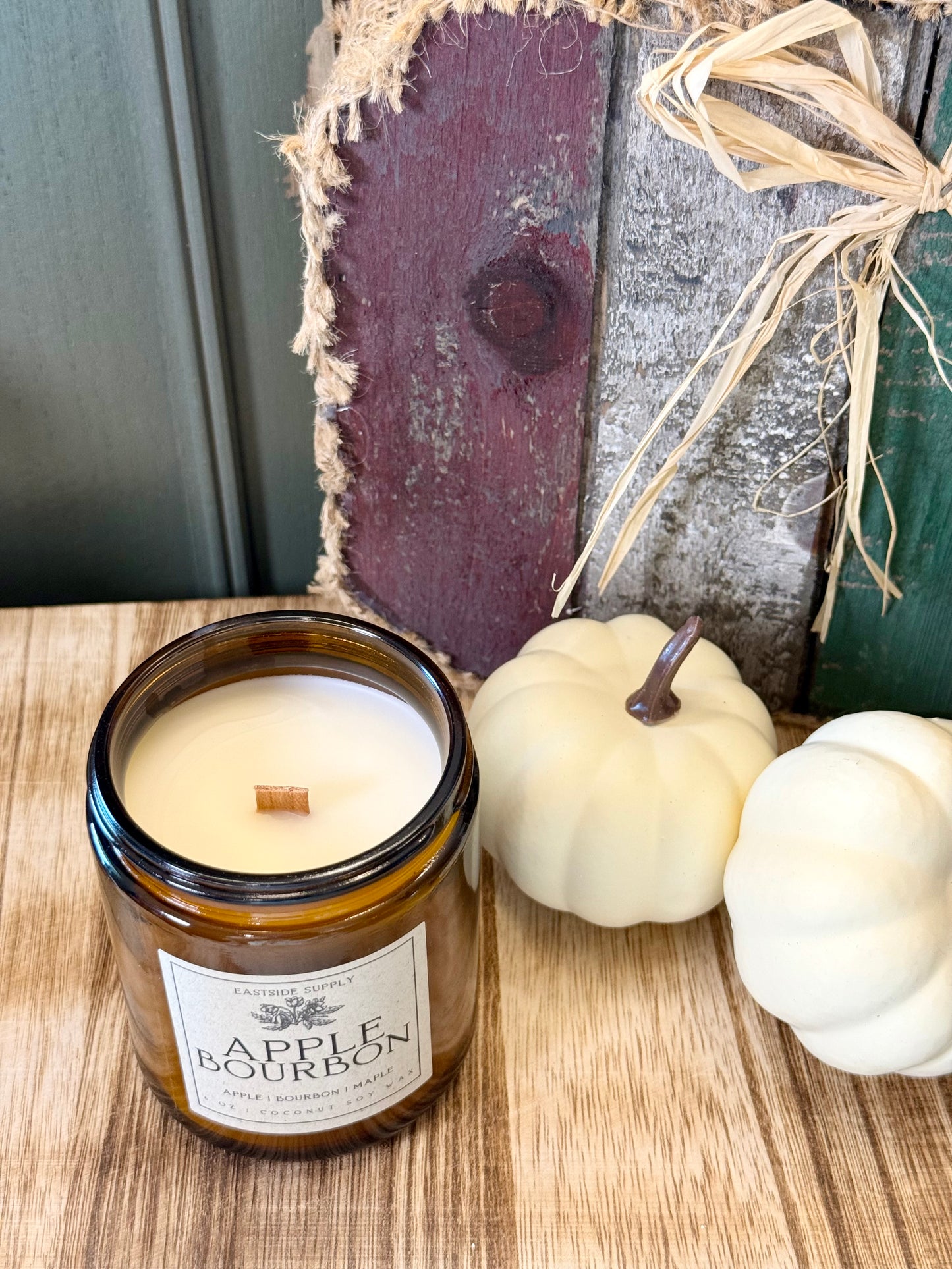 Apple Bourbon Candle