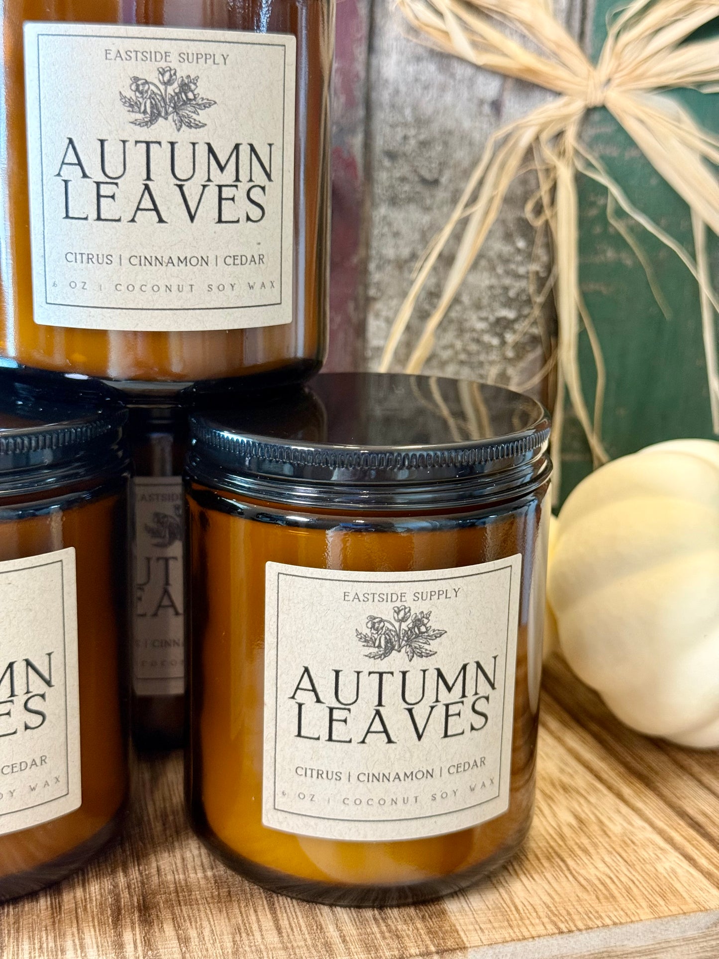 Autumn Leaves Candle