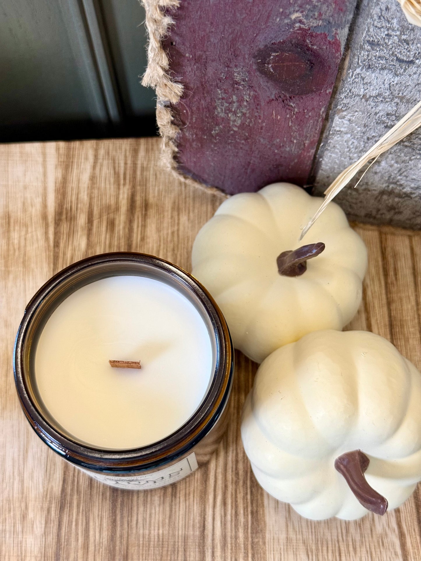Autumn Leaves Candle