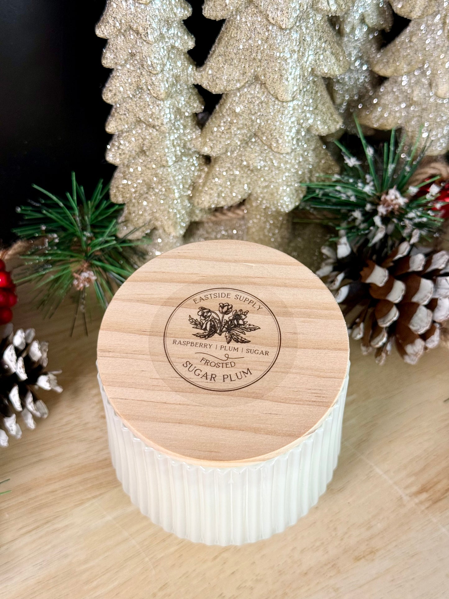 Frosted Sugar Plum Candle