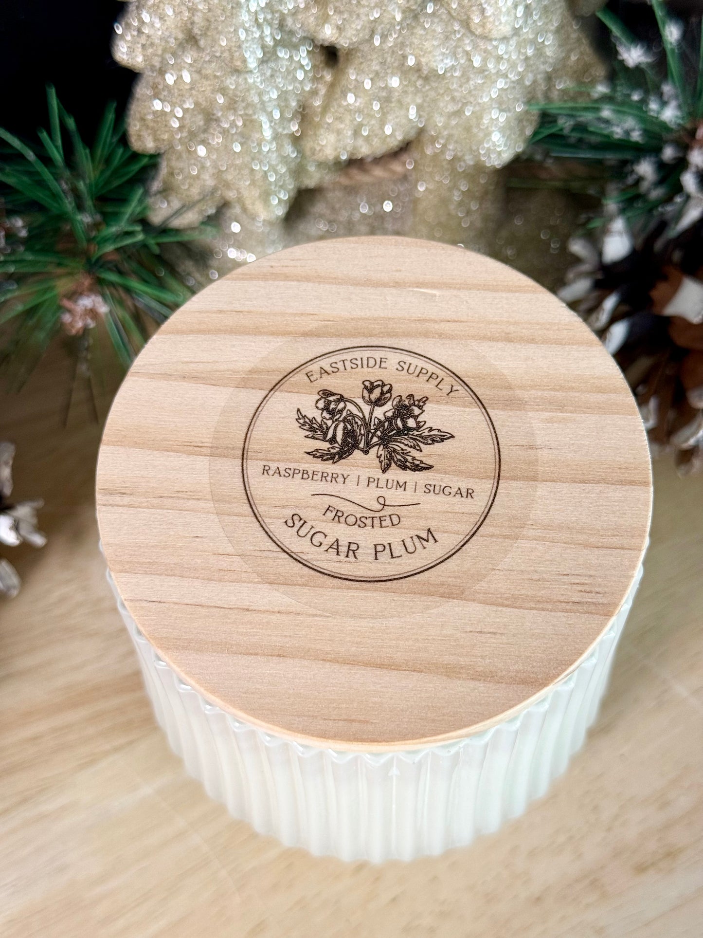 Frosted Sugar Plum Candle