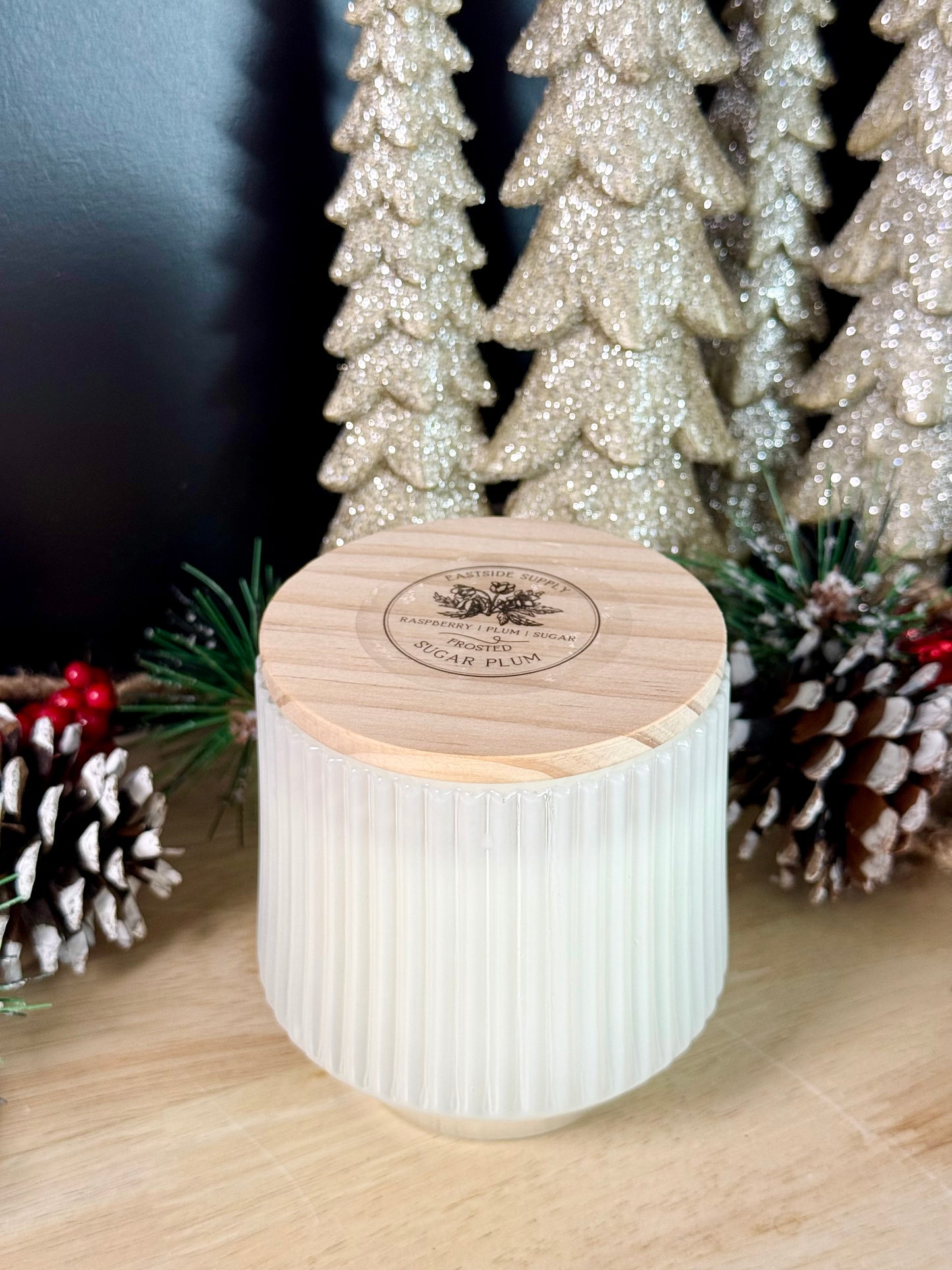 Frosted Sugar Plum Candle