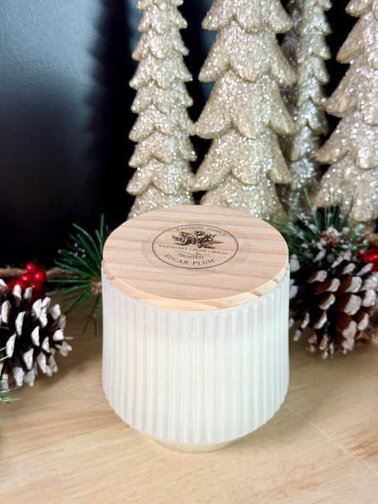 Frosted Sugar Plum Candle